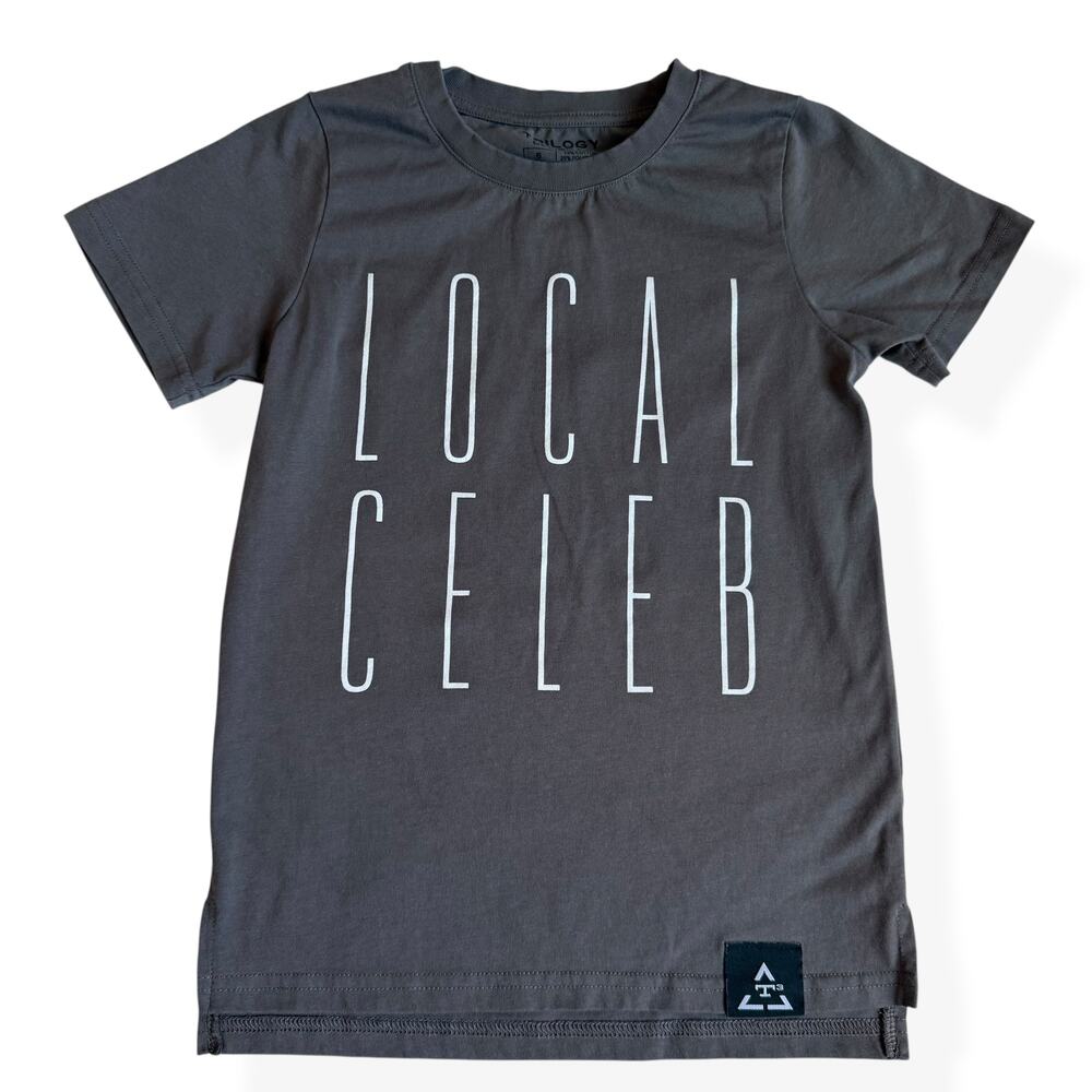 Trilogy Local Celeb Gray Graphic Tee 6